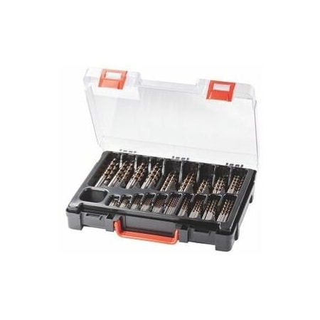 Holex CleverDrill jobber drill set HSS No. 114031 in a case, uncoated, Type: 1-10C 115051 1-10C